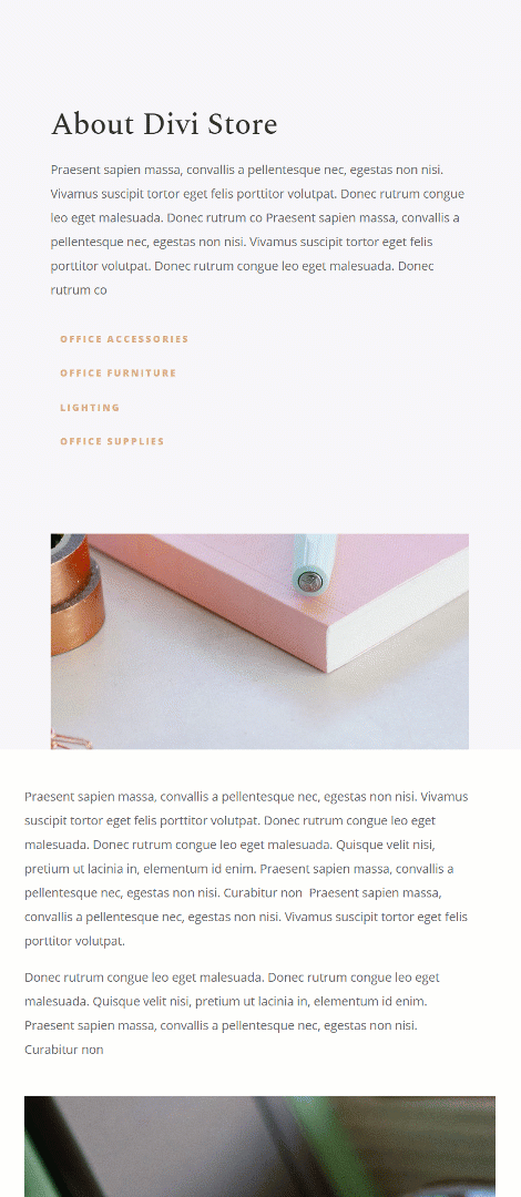 tranziții de pagini animate