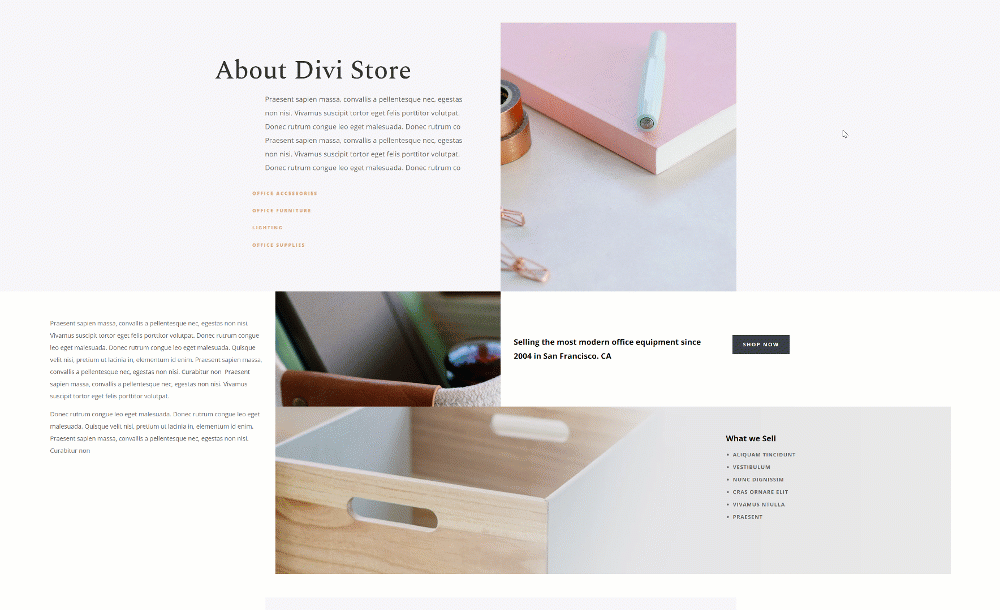 tranziții de pagini animate