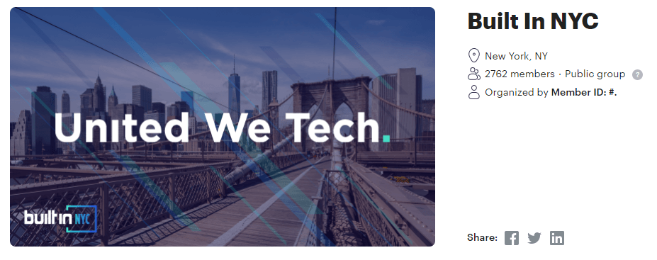 Il meetup di Built In Brews.