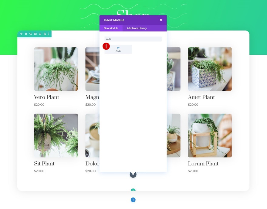 modul de magazin punct de întrerupere mobil