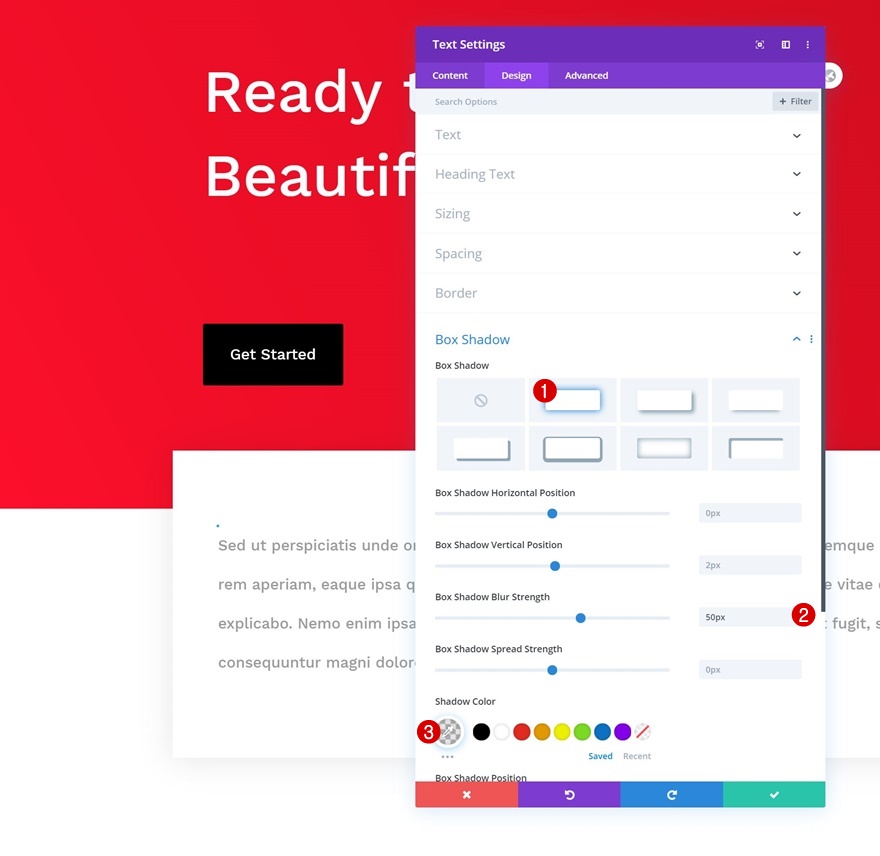 animacje bloków tekstowych