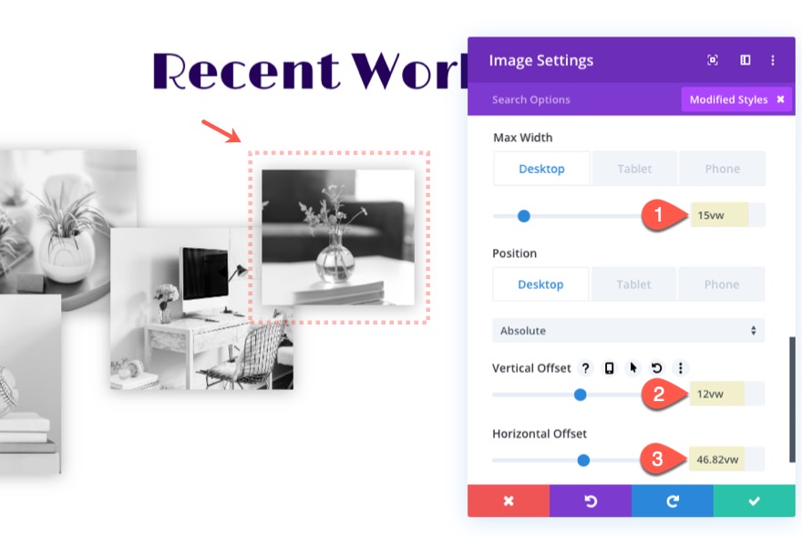 Divi 交互式图像拼贴