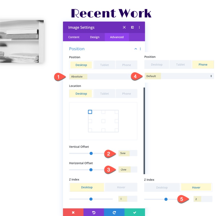 Divi 交互式图像拼贴