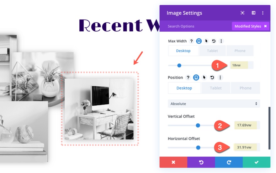 Divi 交互式图像拼贴