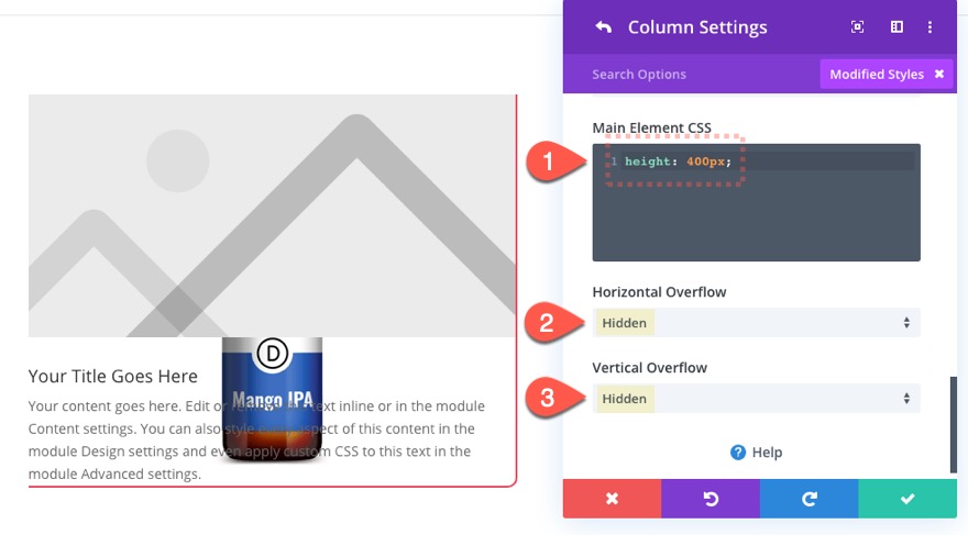 extinderea filelor de colț