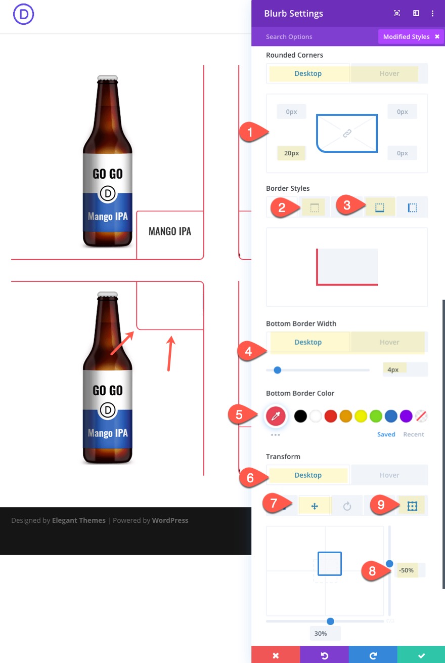 extinderea filelor de colț