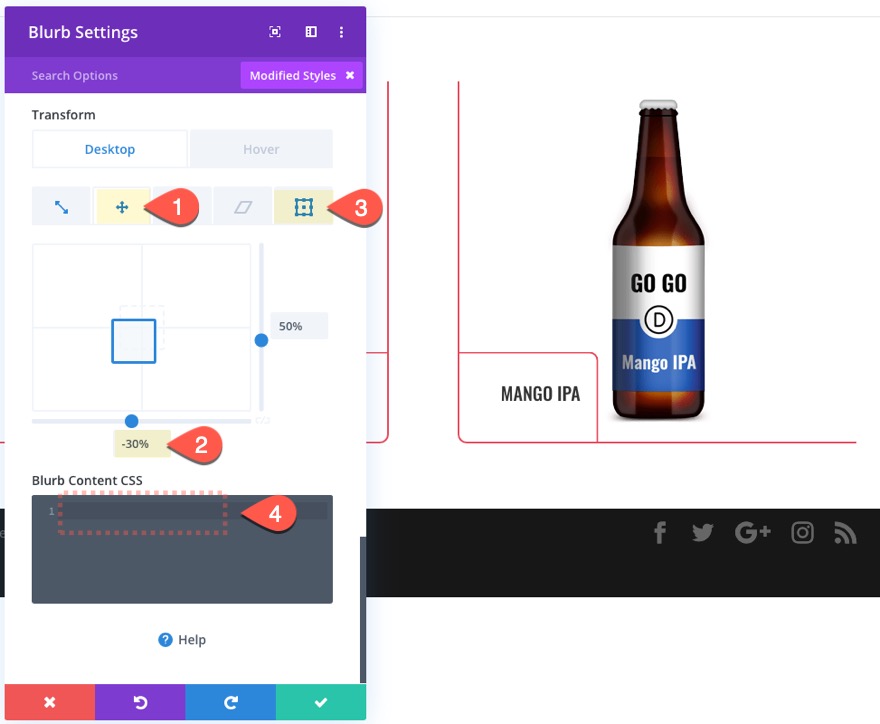 extinderea filelor de colț