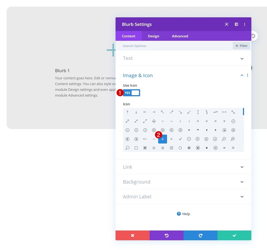 modul de blurb planat