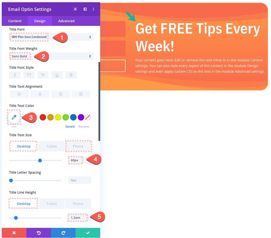 Gutenberg Divi E-posta Seçeneği
