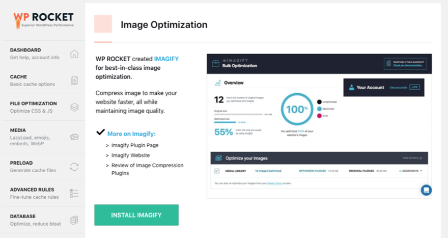 Plugin Caching Roket WP