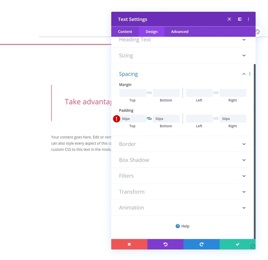 Блок макета Divi CTA