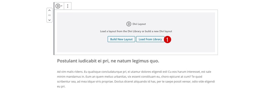 Блок макета Divi CTA