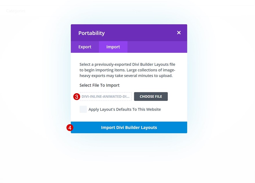 Блок макета Divi CTA