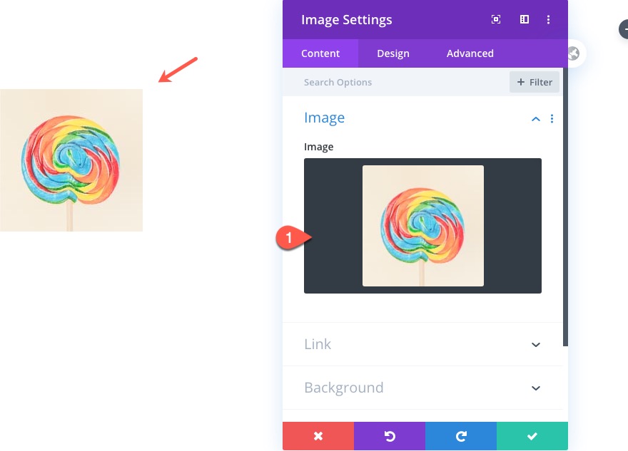 Divi 섹션의 부동 요소