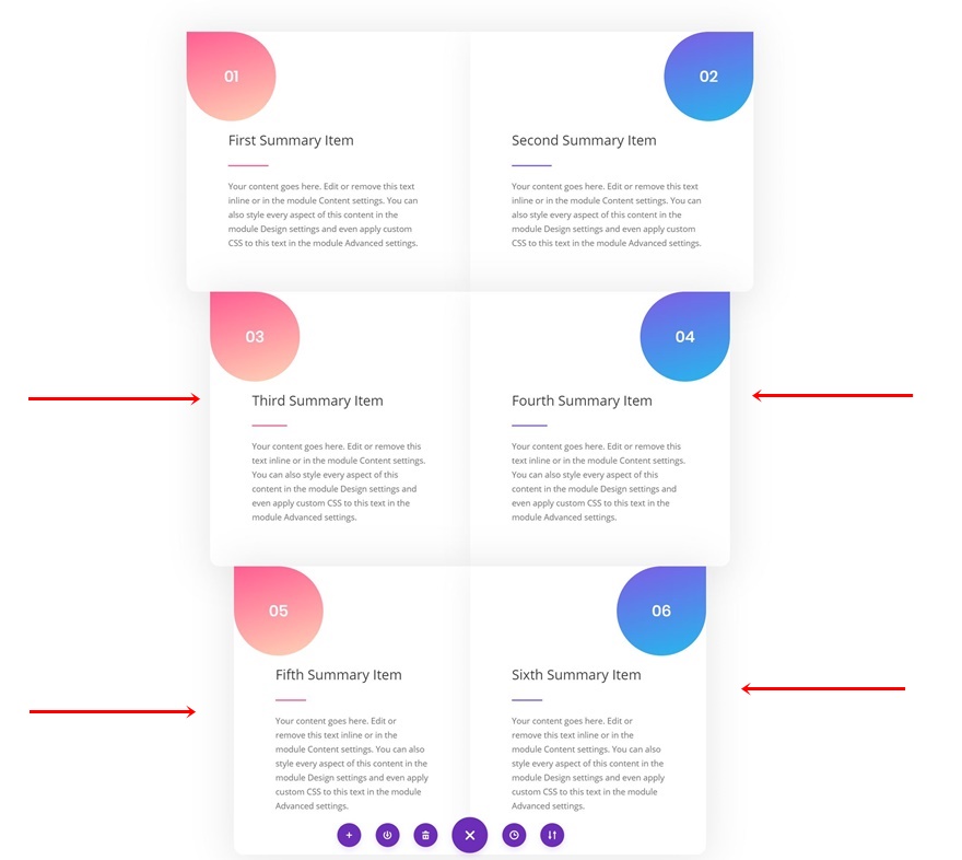 Zusammenfassungsfeld