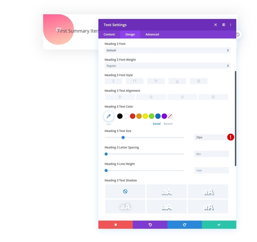 Zusammenfassungsfeld