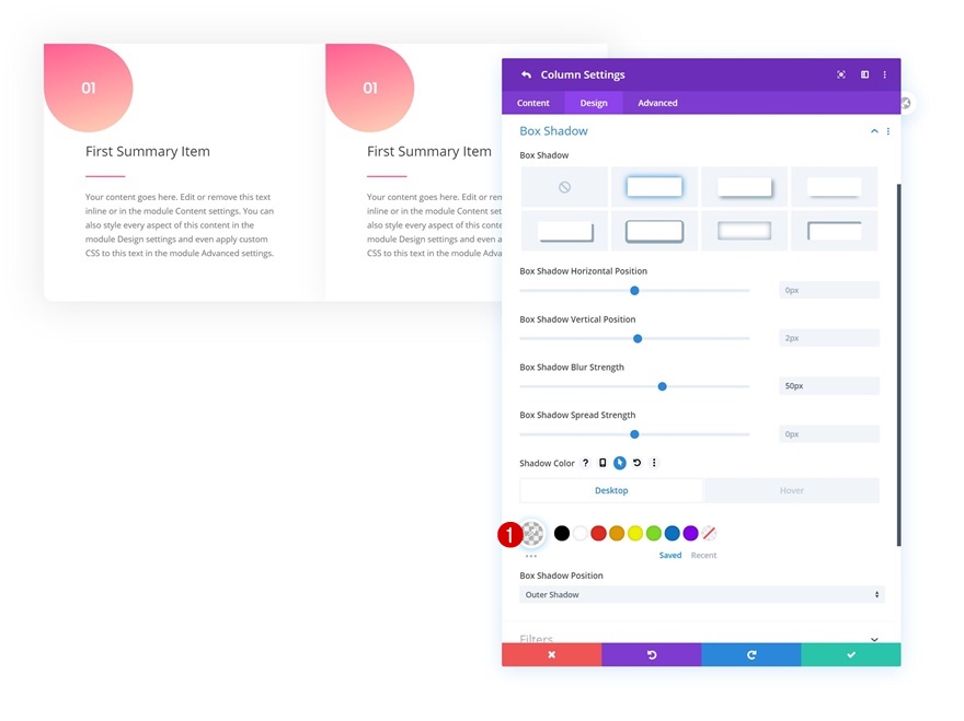 Zusammenfassungsfeld