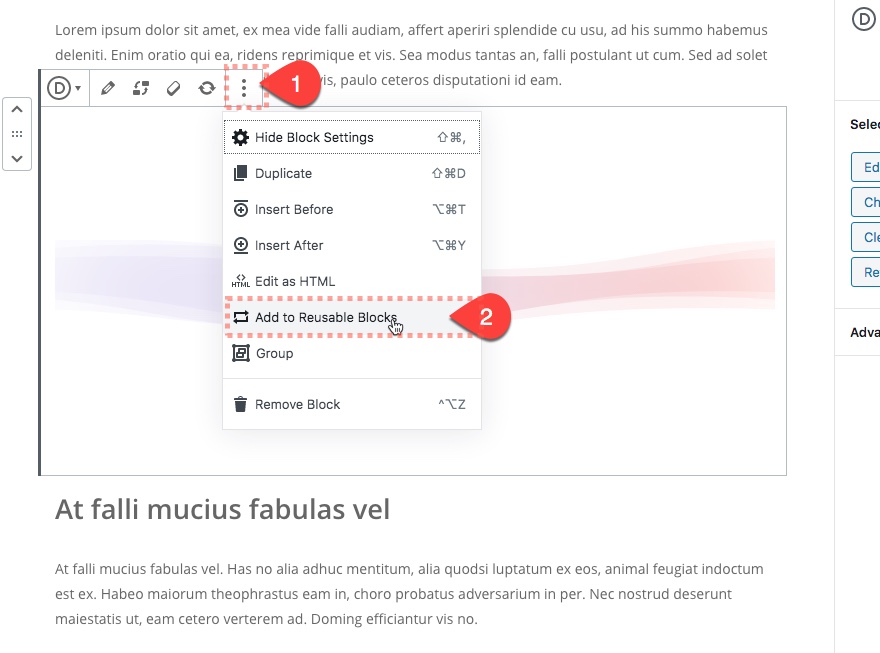 многоразовый блок макета divi