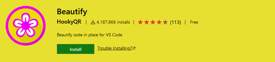 Расширения VS Code