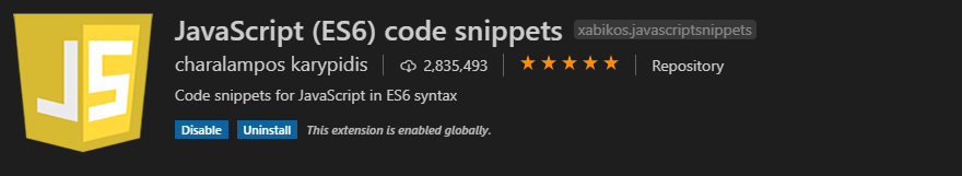 Расширения VS Code