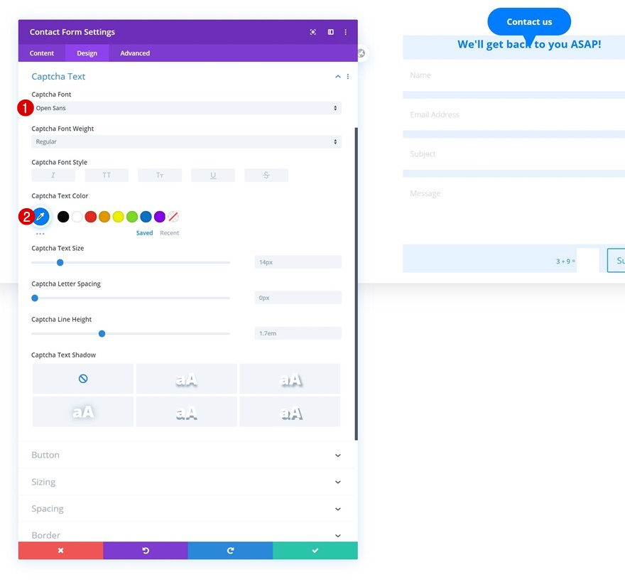 modulo di contatto a discesa