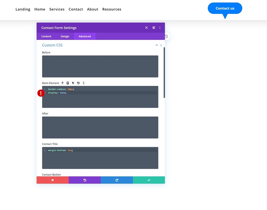 modulo di contatto a discesa