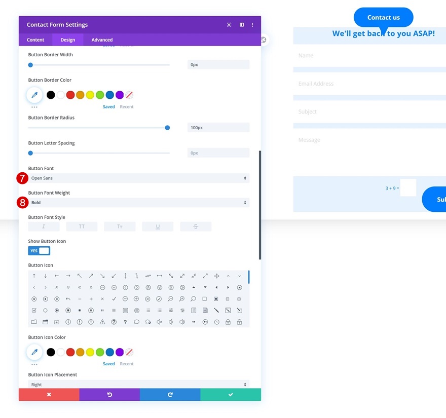 modulo di contatto a discesa