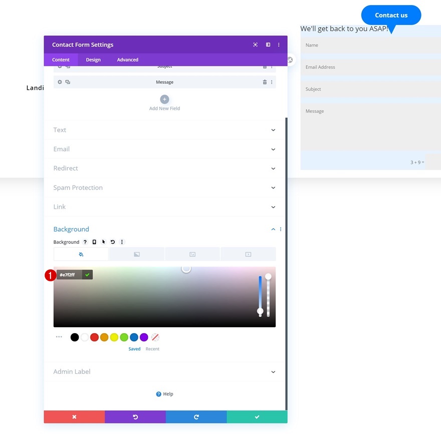 modulo di contatto a discesa