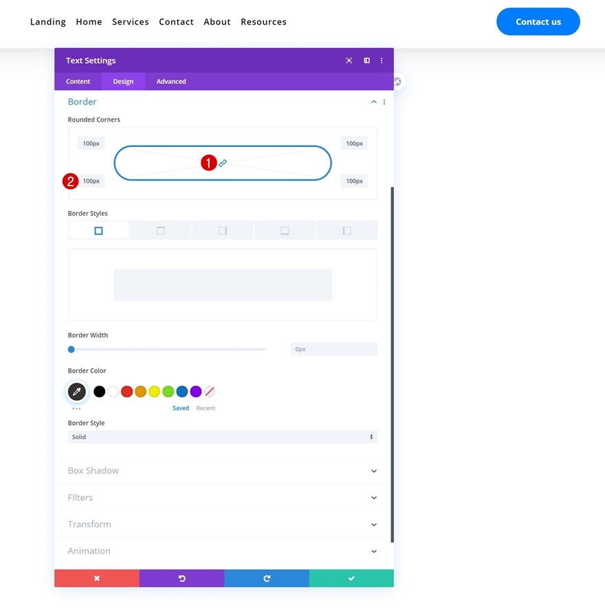 modulo di contatto a discesa