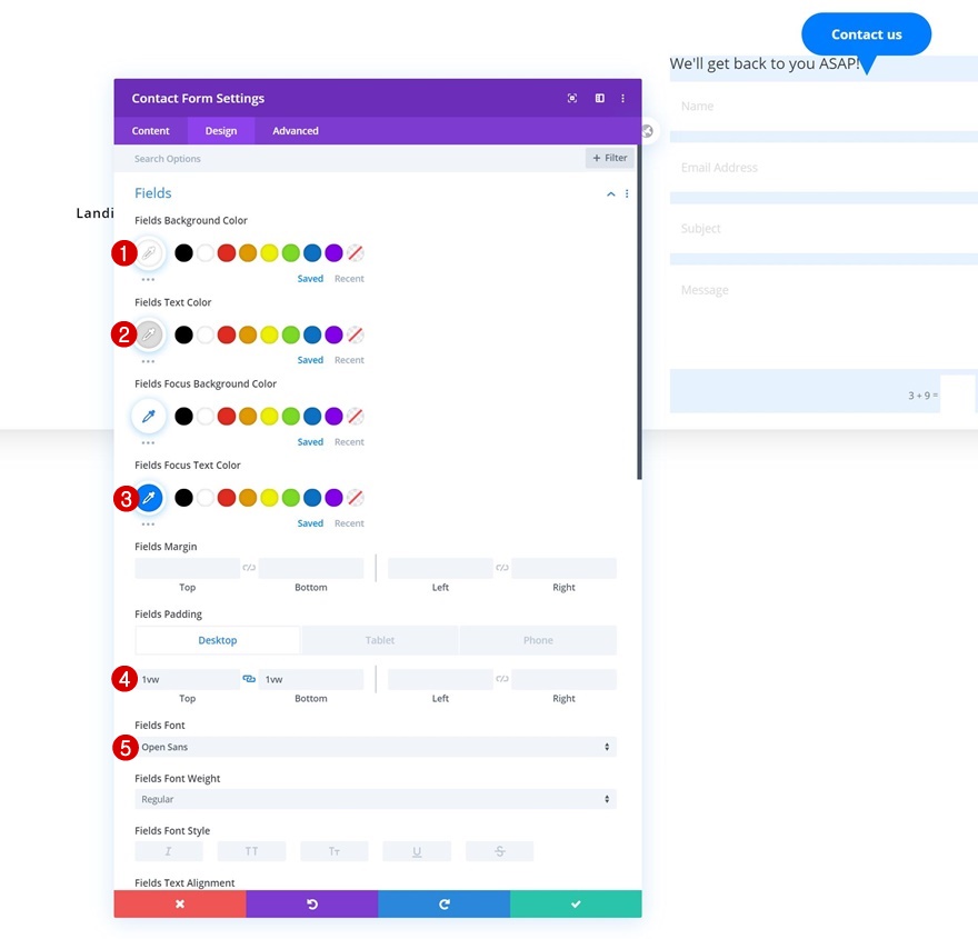 modulo di contatto a discesa