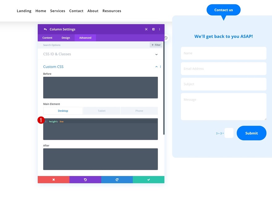 modulo di contatto a discesa