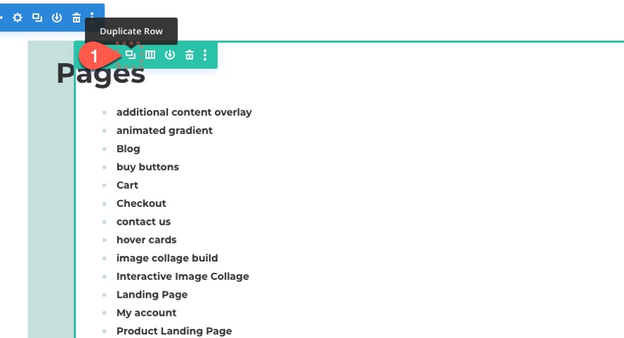 Divi html หน้าแผนผังเว็บไซต์