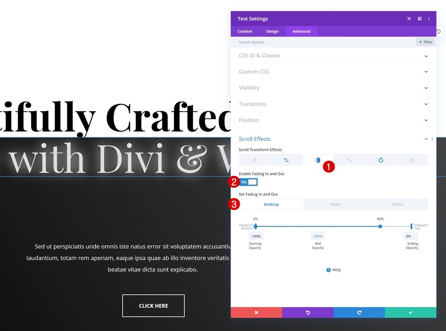 เอฟเฟกต์การเคลื่อนไหวแบบเลื่อน