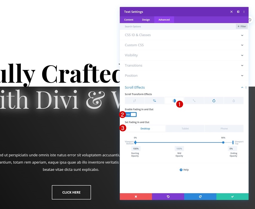 เอฟเฟกต์การเคลื่อนไหวแบบเลื่อน