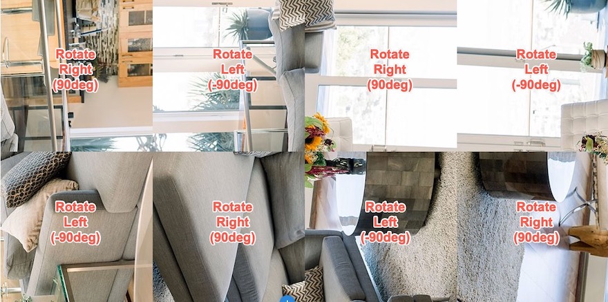 transizione dell'immagine staccata