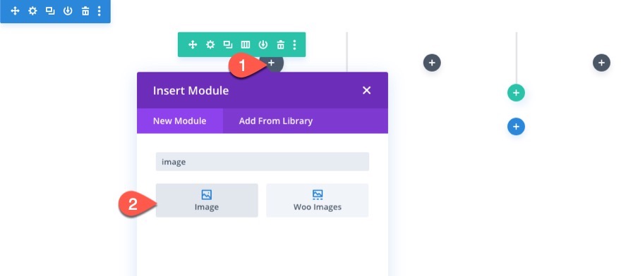 transizione dell'immagine staccata