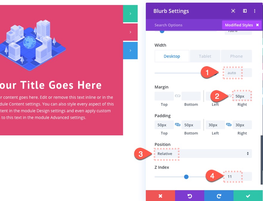 bölme düğmesi düzenleri