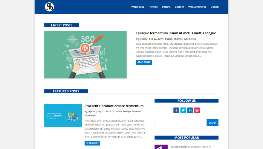 ブログテンプレート