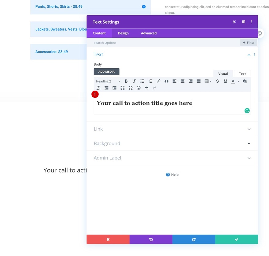 animazione della busta