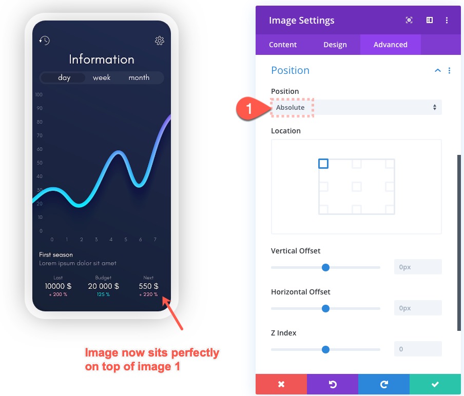 拡大レイヤースクロール効果