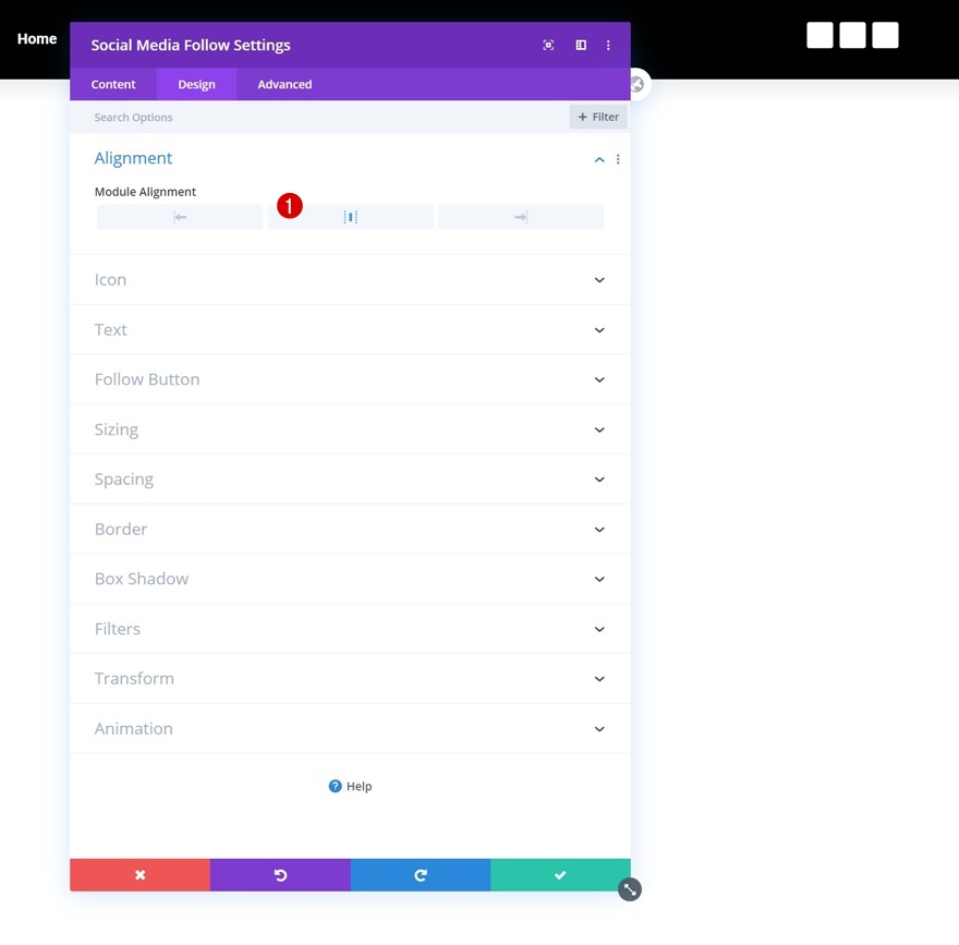 intercambiar encabezado divi