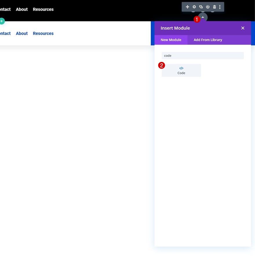 intercambiar encabezado divi