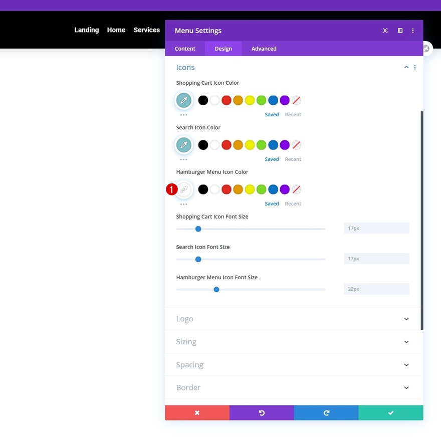intercambiar encabezado divi