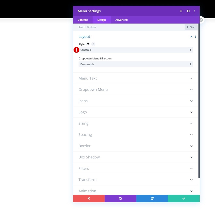 intercambiar encabezado divi