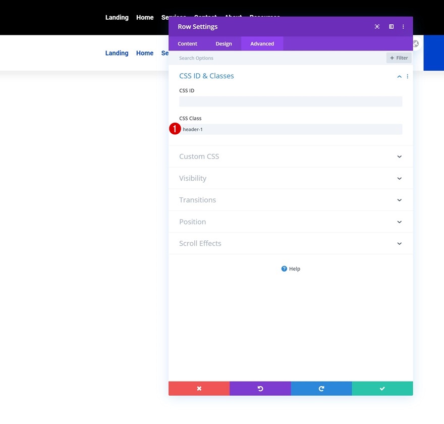 intercambiar encabezado divi