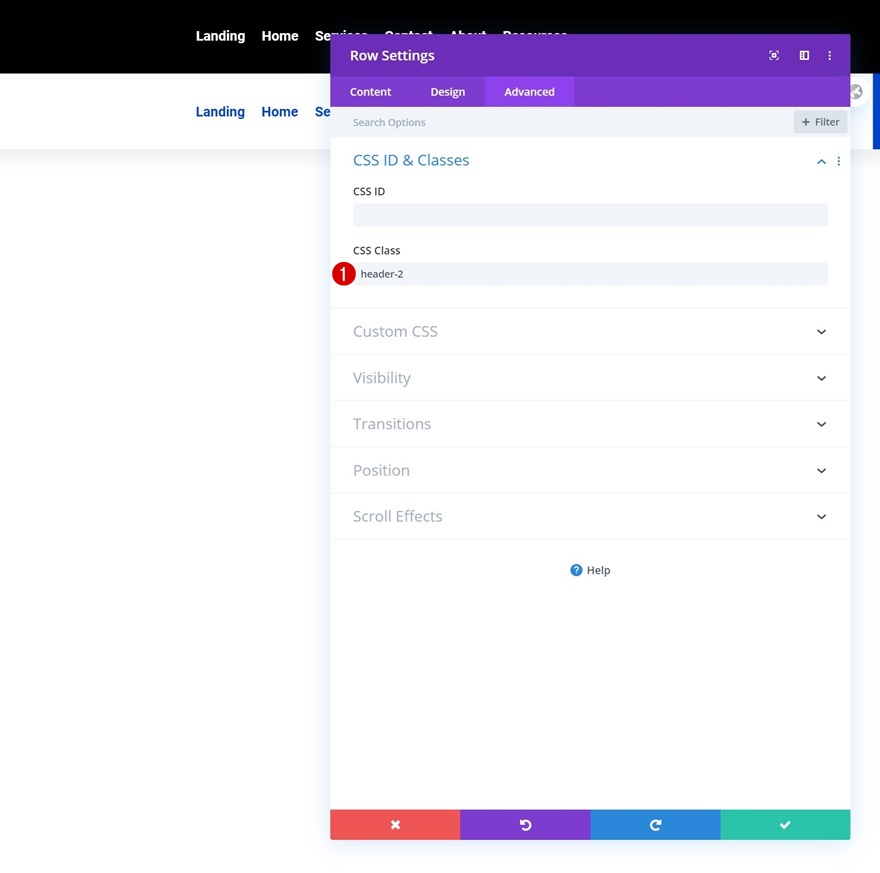 intercambiar encabezado divi