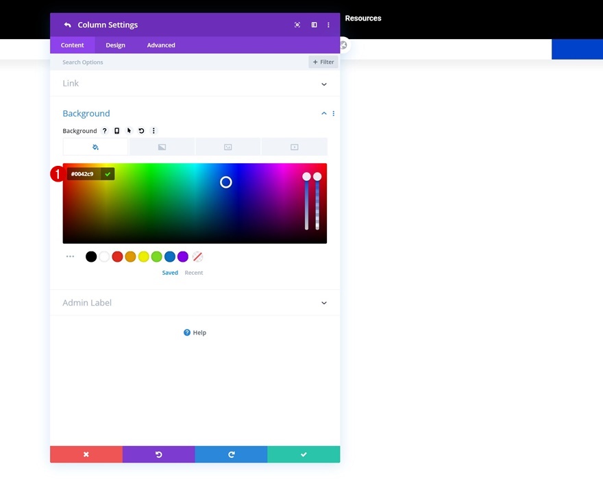 intercambiar encabezado divi