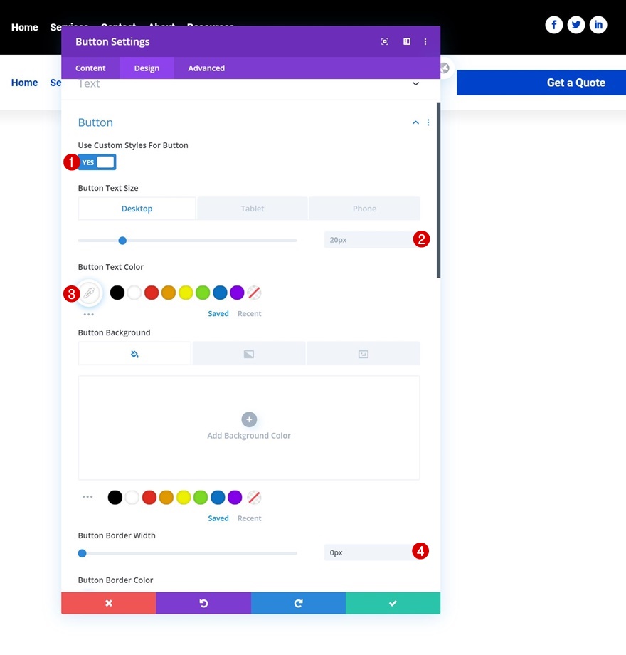 intercambiar encabezado divi