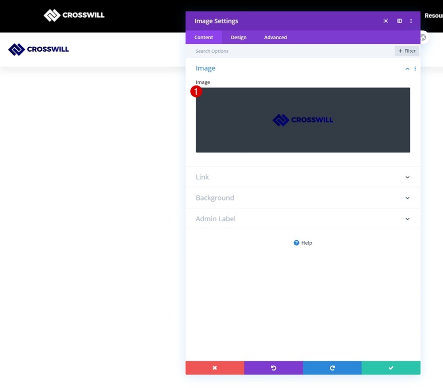 intercambiar encabezado divi