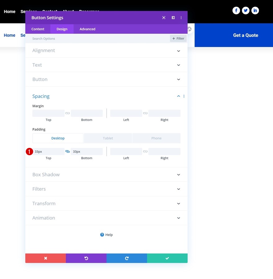 intercambiar encabezado divi
